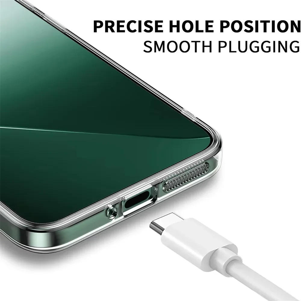 Прозрачные силиконовые противоударные чехлы для телефонов для Xiaomi 14 13 12 12S 11 14T 13T 12T 11T 10T Pro Ultra, полный защитный чехол для камеры