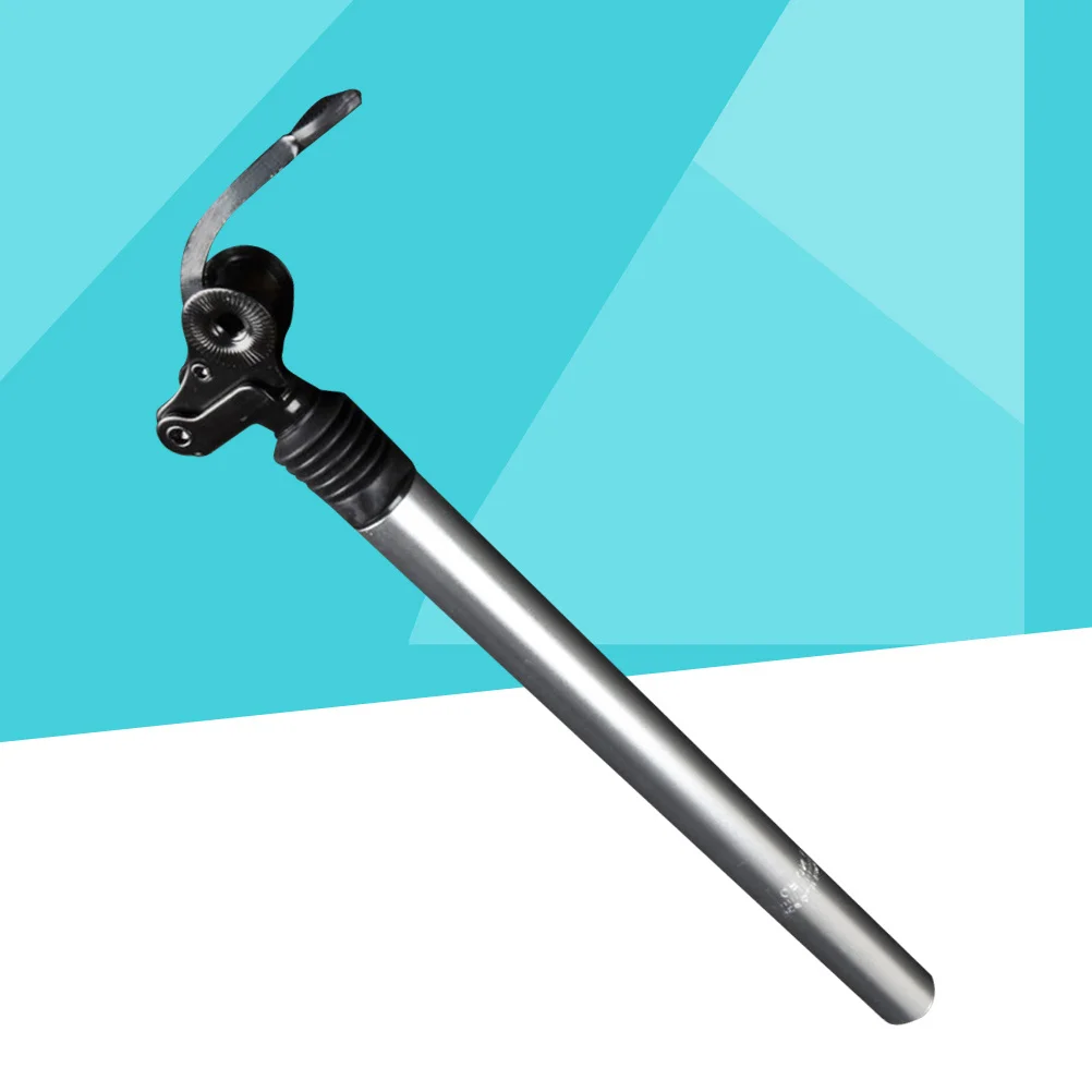 Electric Bike Replacement Seatpost Aluminum Alloy Anodized Finish Adjustable Head Easy Install Suitable for Mountain Road