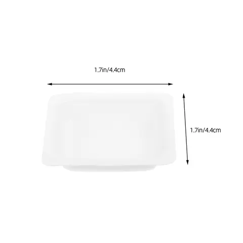 10 pezzi da laboratorio pesano barche vassoi di plastica per polvere bilancia di misurazione del liquido piatti quadrati di pesare scienza chimica