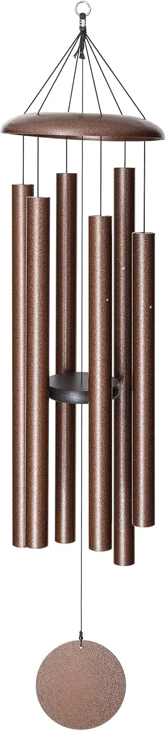 56 Inch Copper Vein Wind Chime Patio Backyard Garden Outdoor Decor Aluminum Chime Made USA