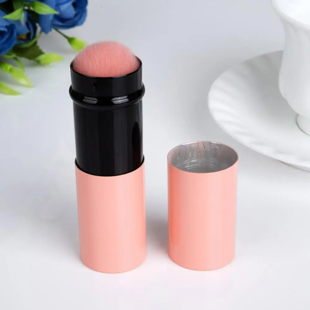 Farbe profession elle Make-up Pinsel einziehbare Rouge Puder Foundation Gesicht Make-up Pinsel mit Abdeckung Maquiagem