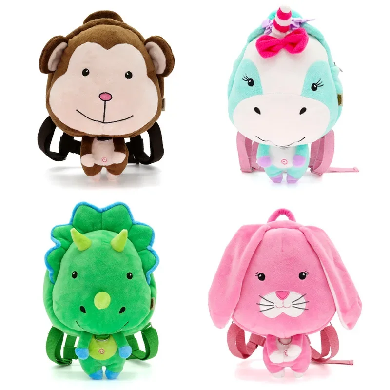 Baby Safety Harness Walker Strap Anti Lost Children Backpack Cute Cartoon Animal Traction  Plush With 100cm Rope - view 2