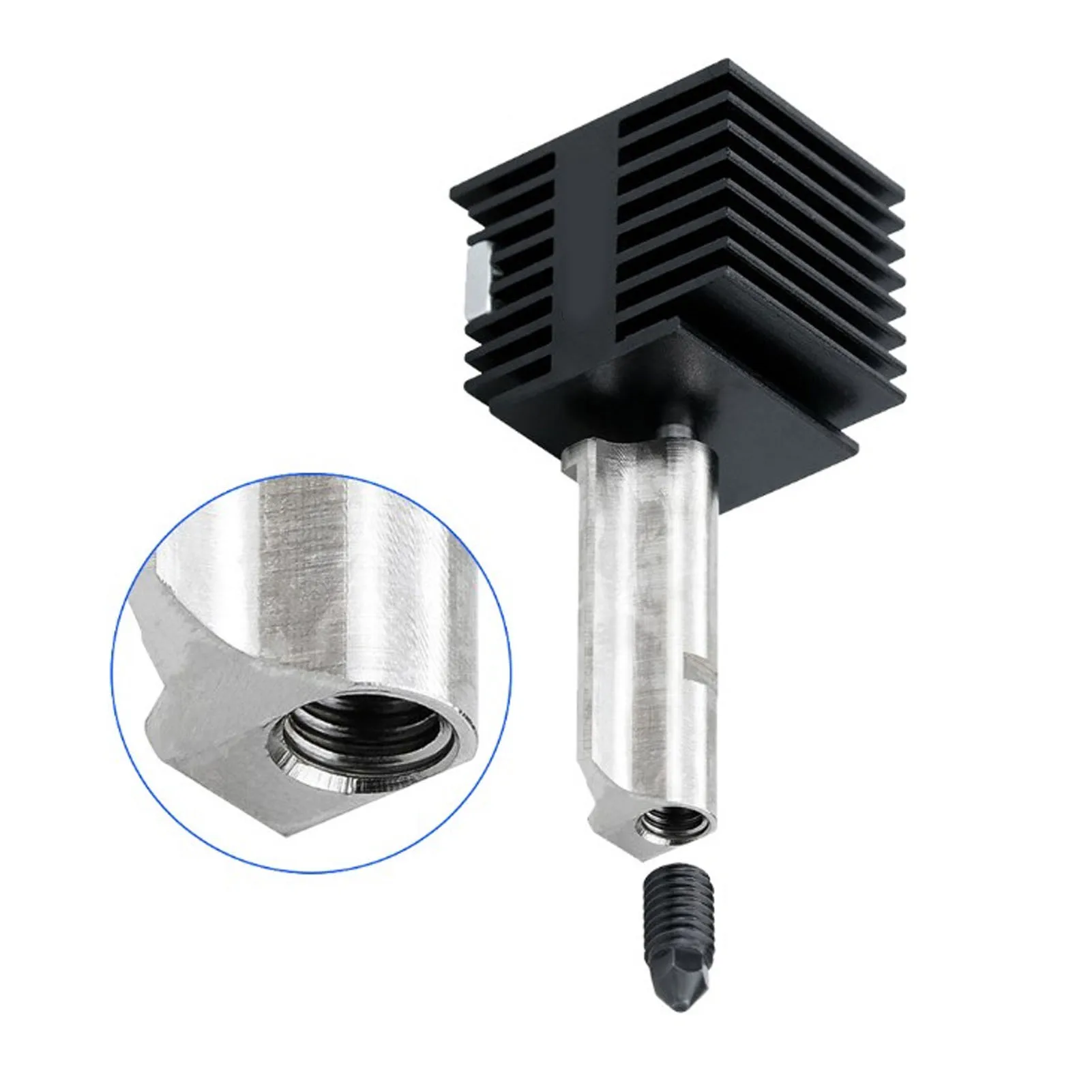 3D Printer Hotend Removable Hardened Steel Nozzle Kit Extruder Replacement Accessories for Bambu Lab A1 A1 Mini