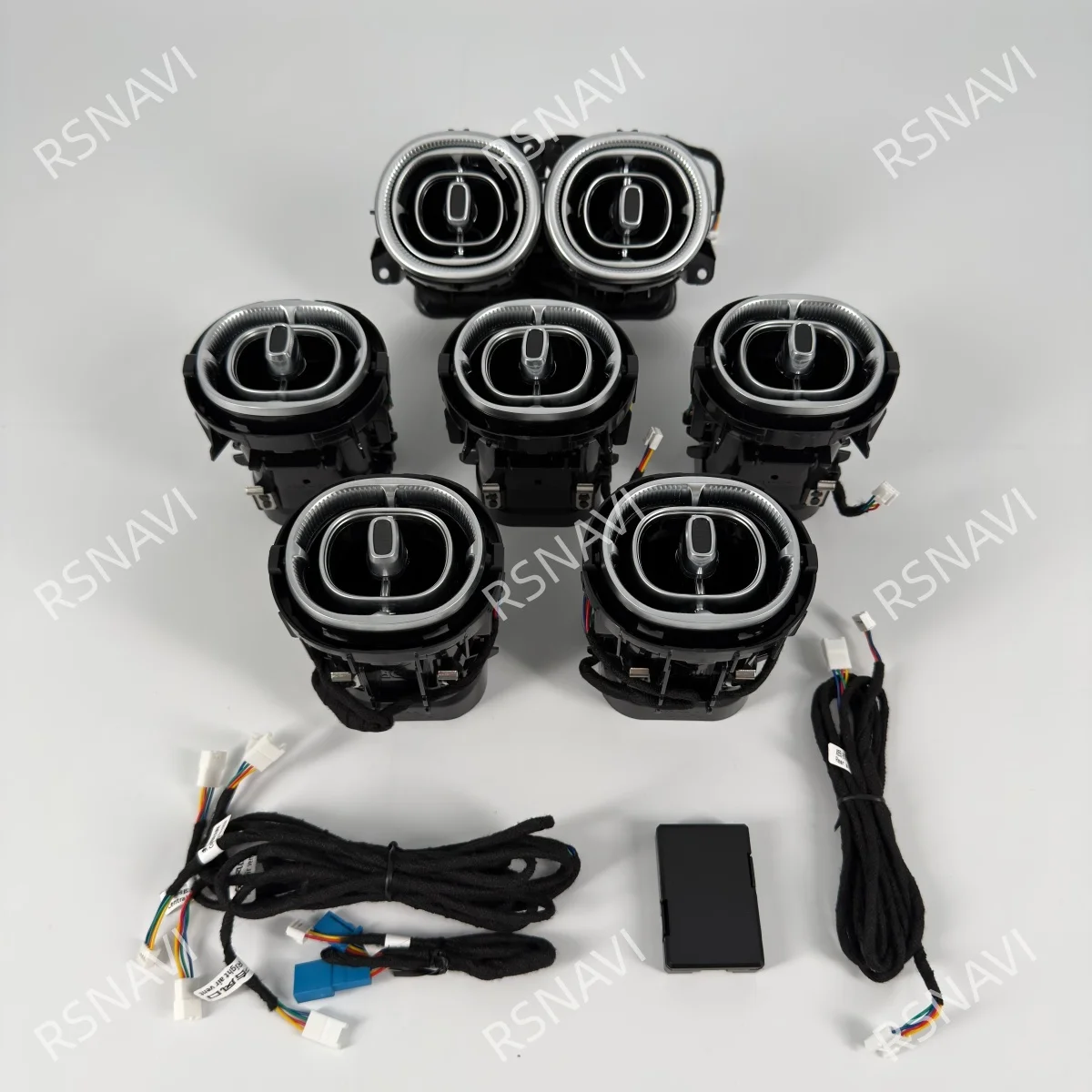 For Benz C-Class W206 CLA X254 2022-2026 64 Colors Air Vents Ambient Light Turbo Air Conditioning Vent Upgrade Accesorios De Aut