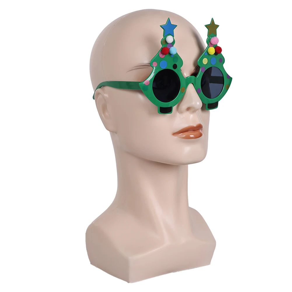 Erwachsene Männer Frauen Weihnachtsbaum Brille Clown Cosplay Brillen Film Terrifier Halloween Karneval Kostüm Zubehör Prop