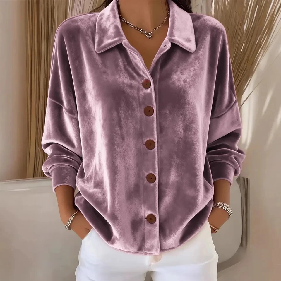 

Blusa Elegante Feminina Lapel Button Single Breasted Elegant Shirt Women's Spring Autumn Casual Long Sleeve Cardigan Top Shirts