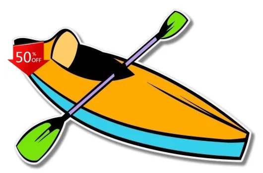 

Kayak Phone Cute Boat Walls Laptop Camper Van Waterproof Vinyl Decal Gift Funny Unique Aesthetic Trendy Vintage