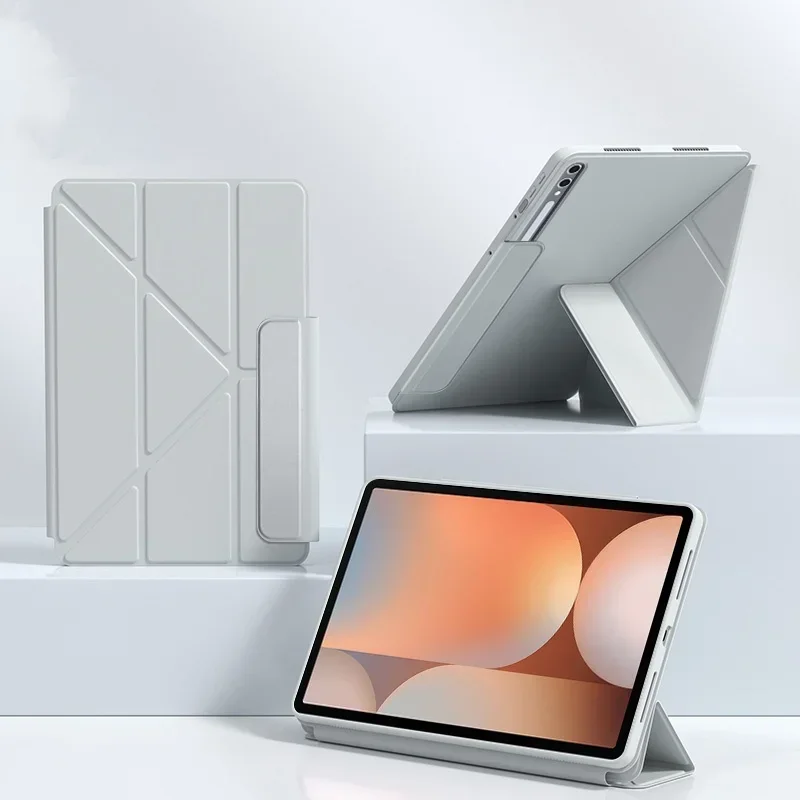 Funda For Samsung Tab S10 Lite Multi-Folding Soft Back Stand Magnetic For Galaxy Tab S10 Lite / S10 FE 10.9 inch Tablet Cover
