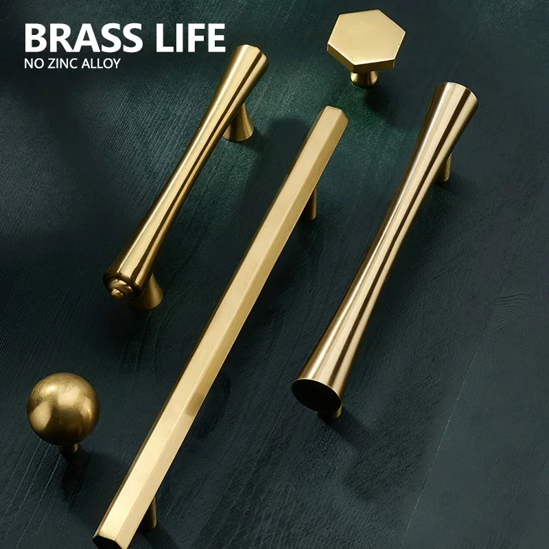 BRASS LIFE Knurling Handles For Cabinet And Drawer Wardrobe Handles Kitchen Cabinet Pulls Drawer Knobs Furniture Handles