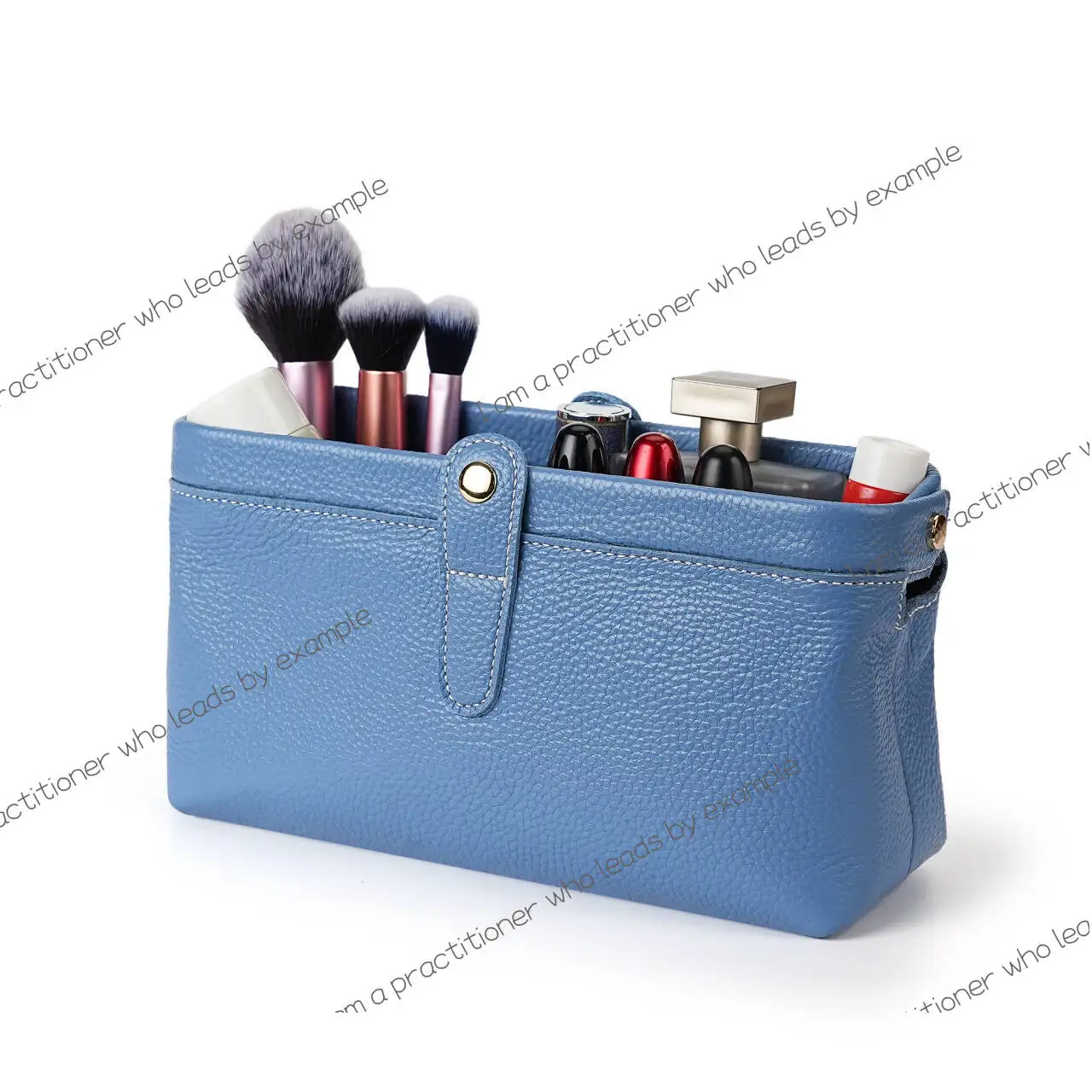 

New toilet bag, lipstick, vanity case, eyeshadow, lipstick, makeup tool, storage skin care products,clutch bag, genuine leather.