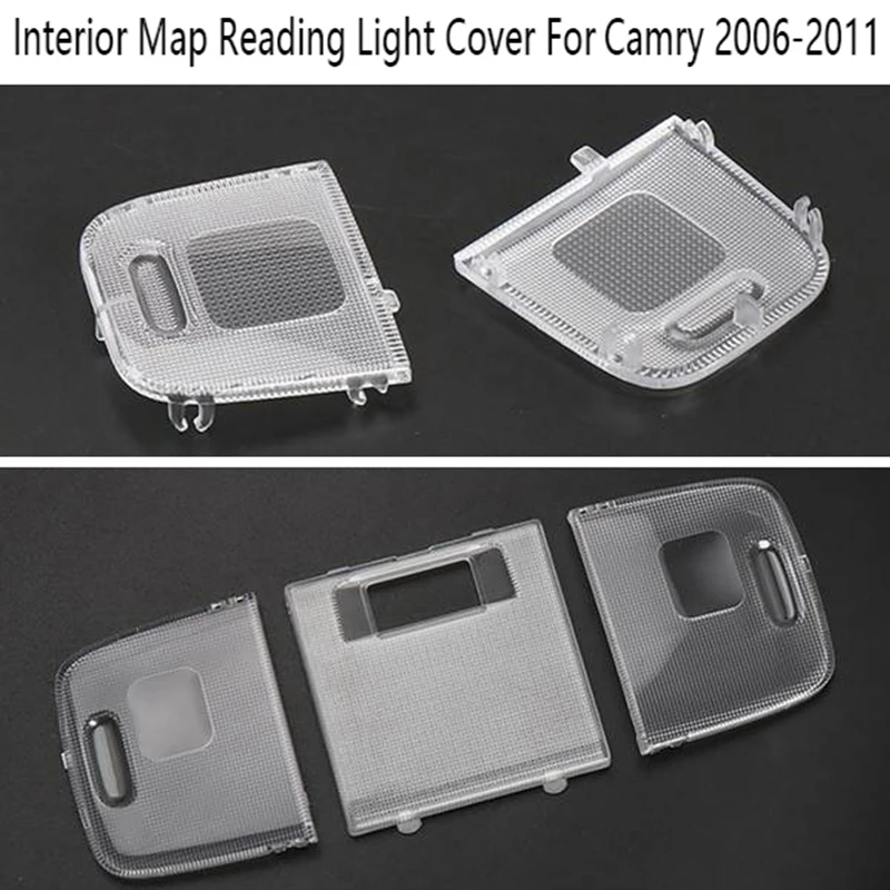 Auto Interior Map Reading Light Cover Liding Insider Roof Ceiling Light Cap For Toyota Camry 2006-2011