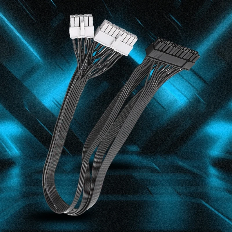 24Pin to 18Pin 10Pin PCIe GPU Power Extension Cable for GXTX Fanless Mainboard Power Cord 60cm 23.6in for Mainboard