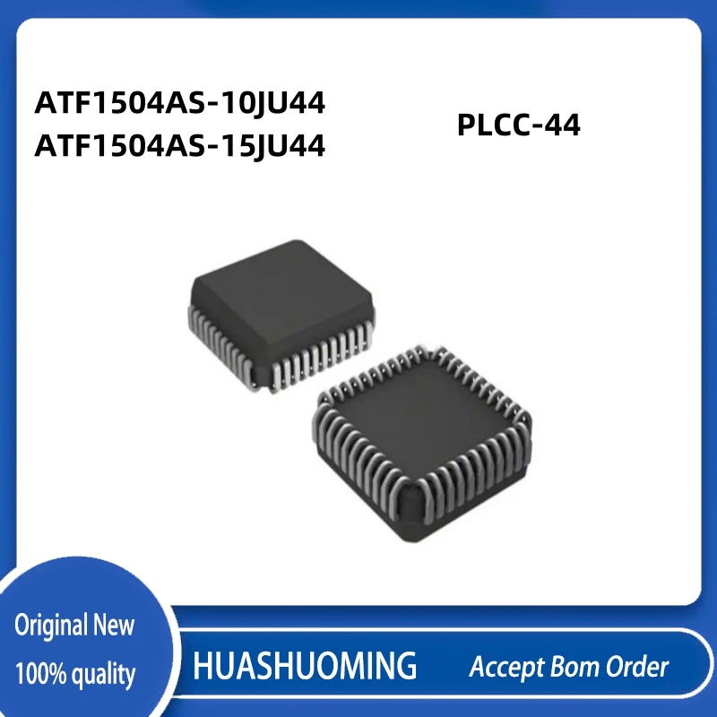 

NEW 5PCS-10Pcs/Lot ATF1504AS-15JU44 ATF1504AS-10JU44 ATF1504AS ATF1504 PLCC-44