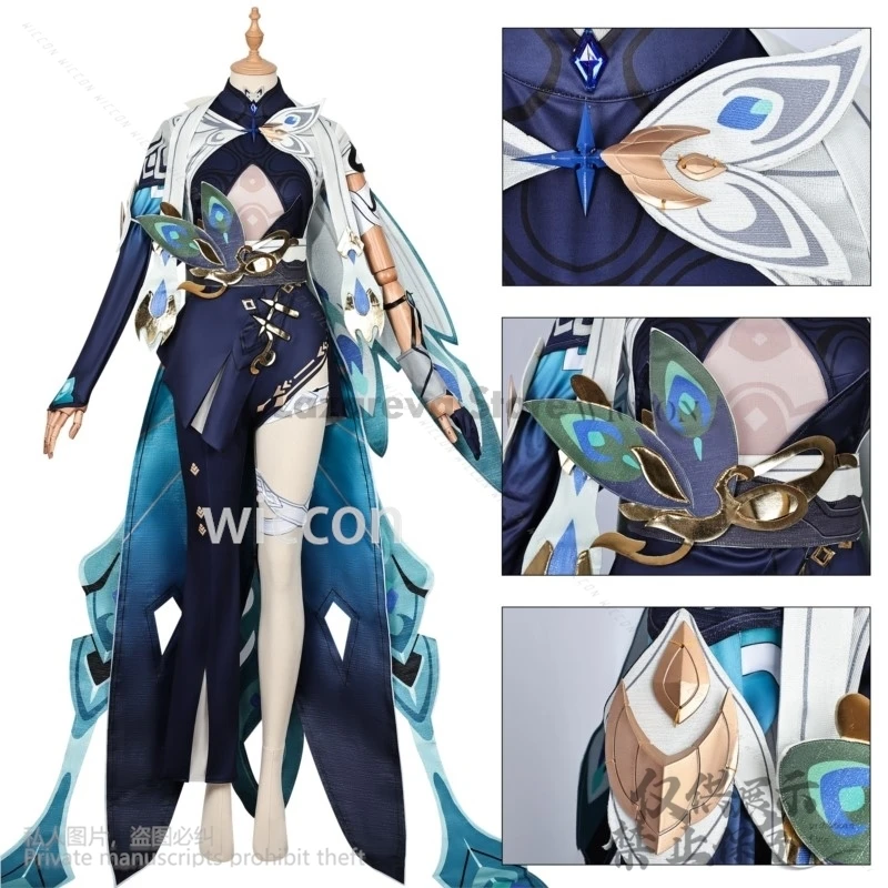 Honkai Star Rail Cosplay Costume avec perruques pour femmes et filles, jeu d'anime, Vita, uniforme trempé, robe Lolita, Halloween, Noël, nouveau