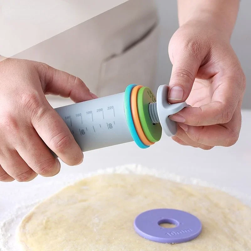 

Silicone Adjustable Thickness Flour Rolling Pin Cooking Tools Baking Utensils Cake Dough Roller Baking Pastry kitchen Tools