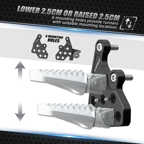 Imagen 2 del producto Para sur-ron light bee X S L1E Segway X160 X260 Surron light bee X Sur ron apoyapiés soporte y soporte para motocicleta eléctrica