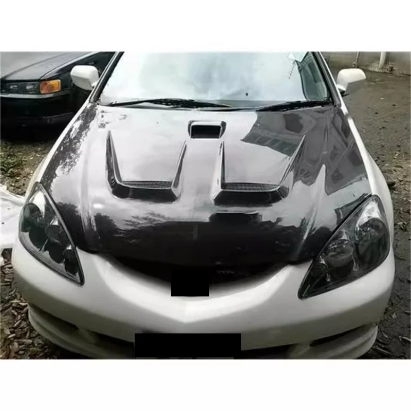 Carbon Fiber Engine Cover for Honda Integra DC5 modified Bonnet Cover Hood Scoop Car Accessories