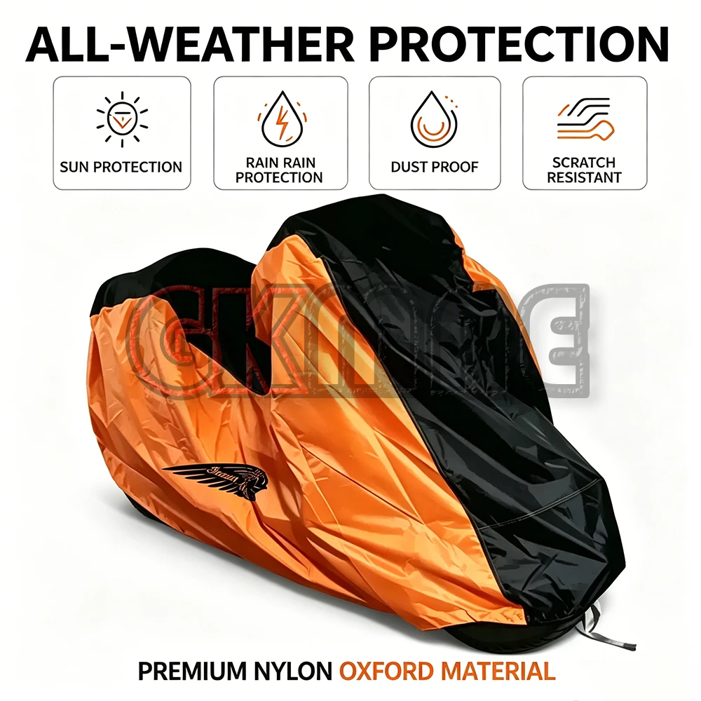 For Indian Scout Sixty 2016-2026 Motorcycle Oxford Cloth Protective Cover Waterproof Rainproof Sunproof Dustproof Shield