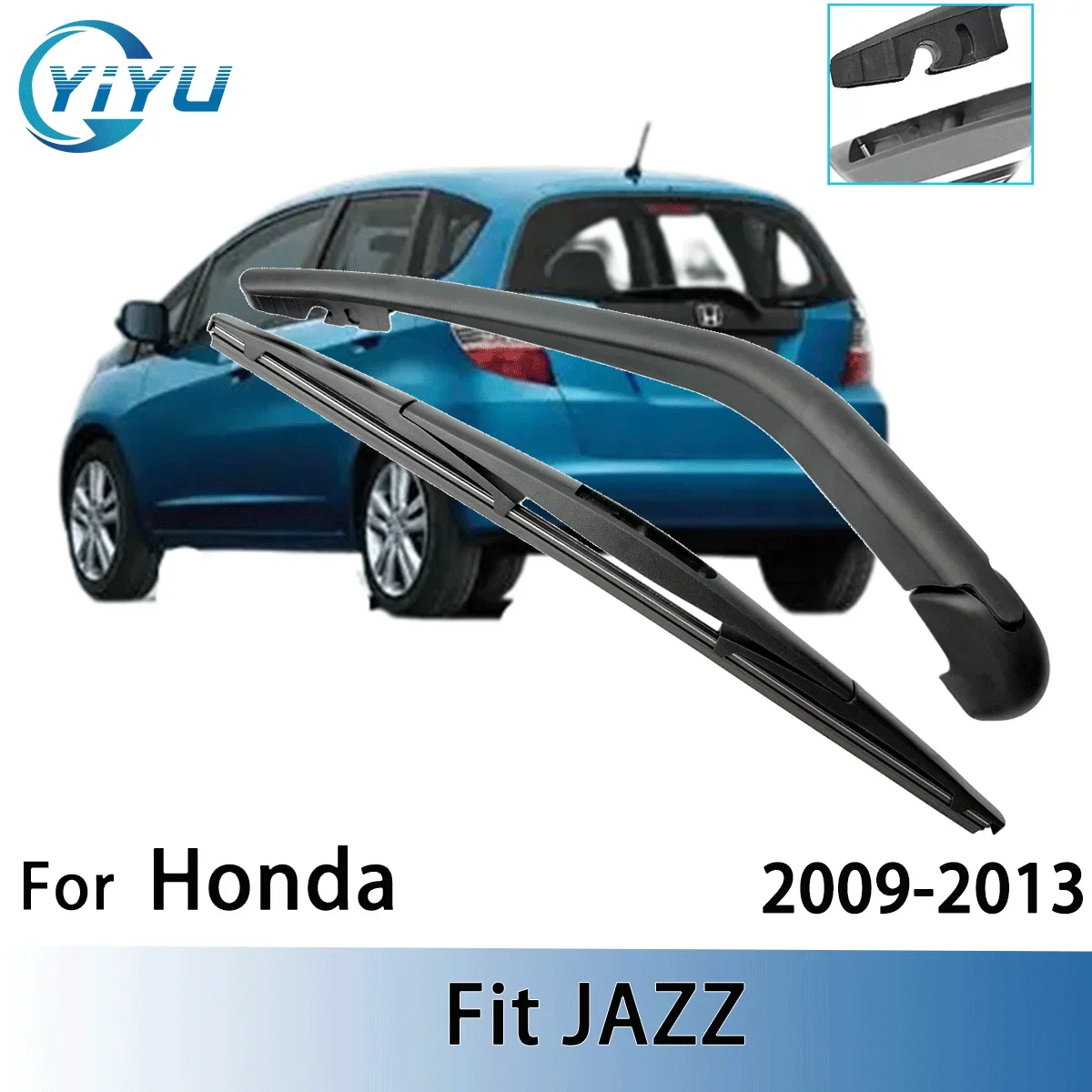 

1/2PCS Rear Windscreen Wiper Blade Wiper Arm Kit For Honda Fit JAZZ 2008-2013 Windscreen Windshield Wipers Brushes