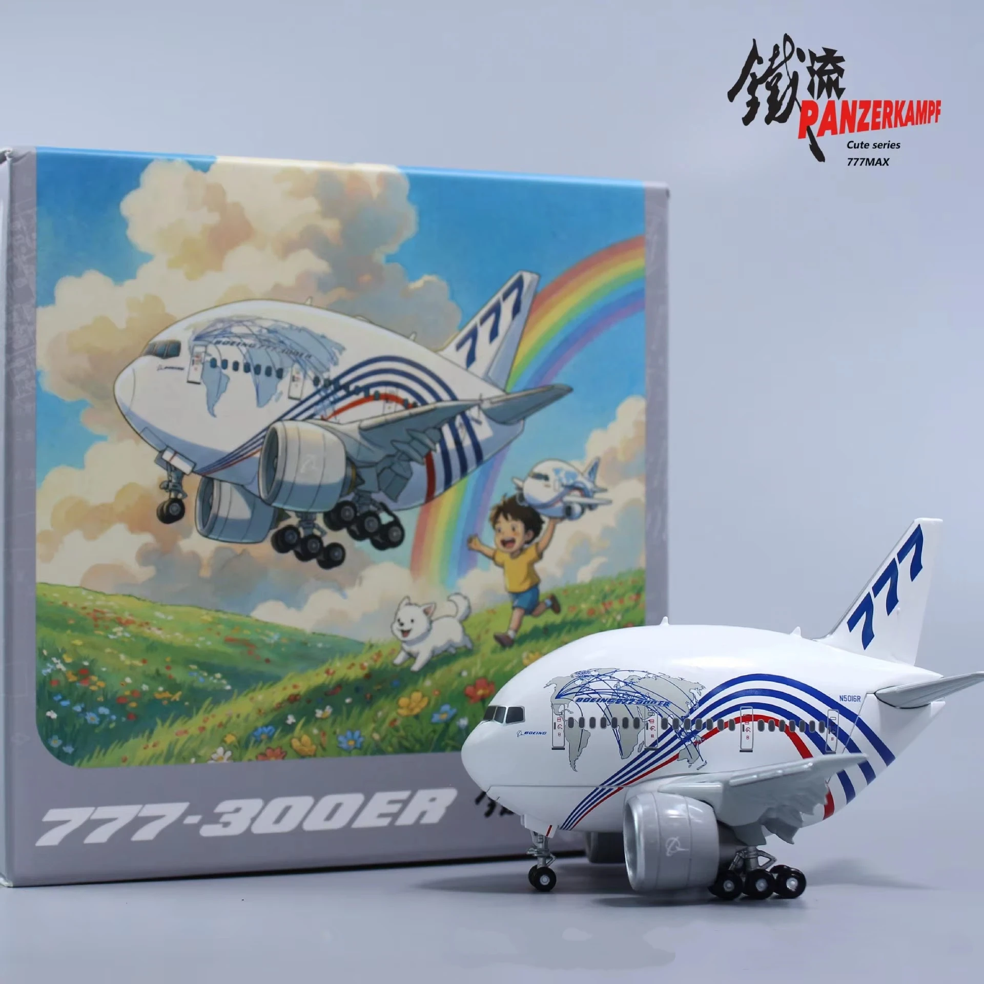 Novo Modelo de Avião de Coleção Q-Version Cartoon em Liga Metálica - Airbus American Airlines A321/Delta Air Lines/C919