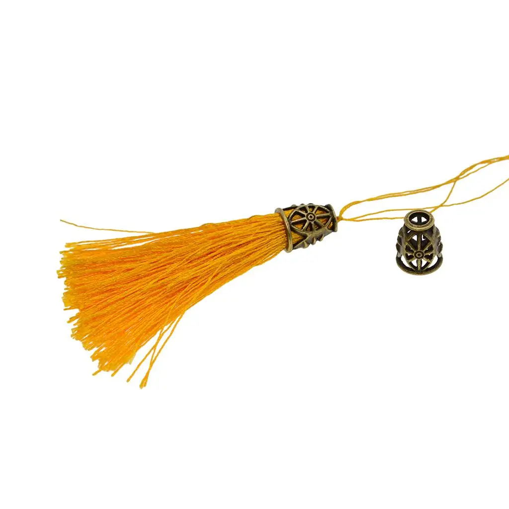 Alloy Filigree Bead Cap Cone Tassel End DIY Jewelry Making Spacer for Earrings Necklaces Craft Projects