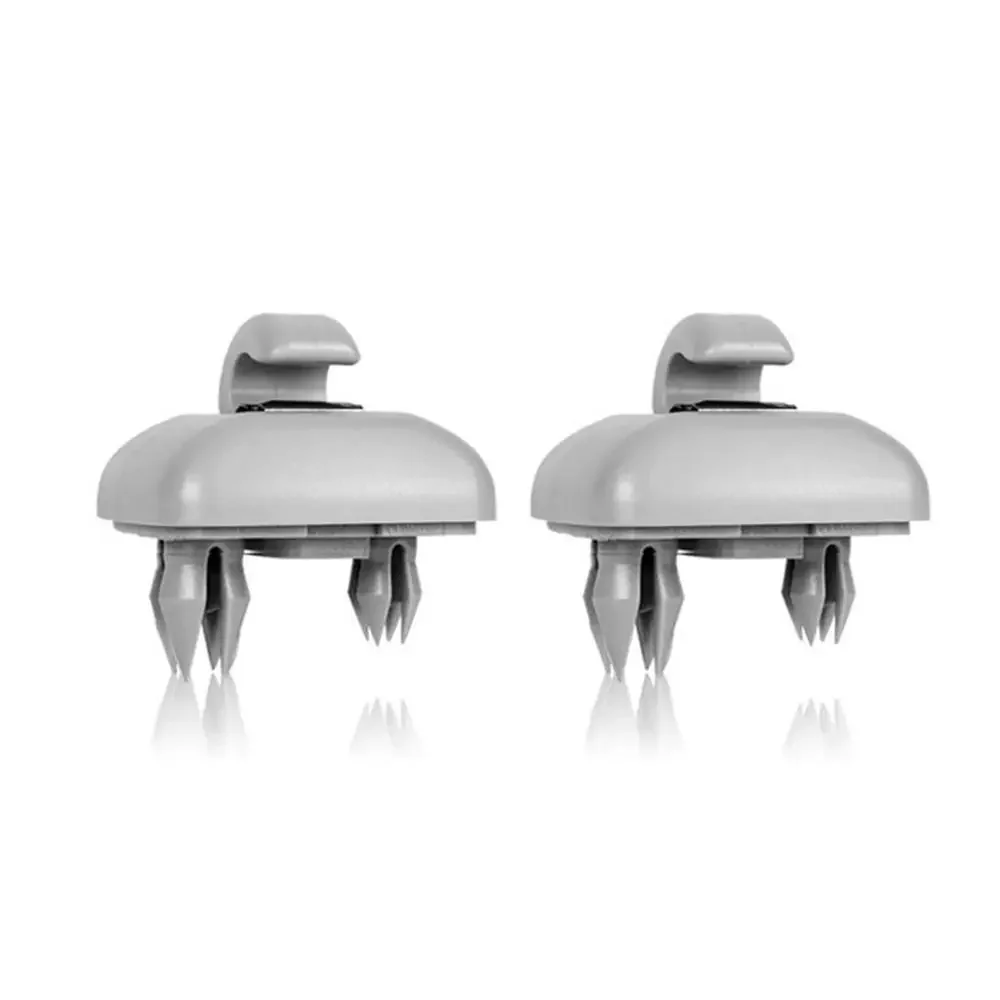2Pcs For Audi A1 A3 A4 A5 Q3 Q5 S3 S4 S5 TT Allroad 8U0857562A Grey Interior Gray Sun Visor Clip Holder Hook Bracket Hanger