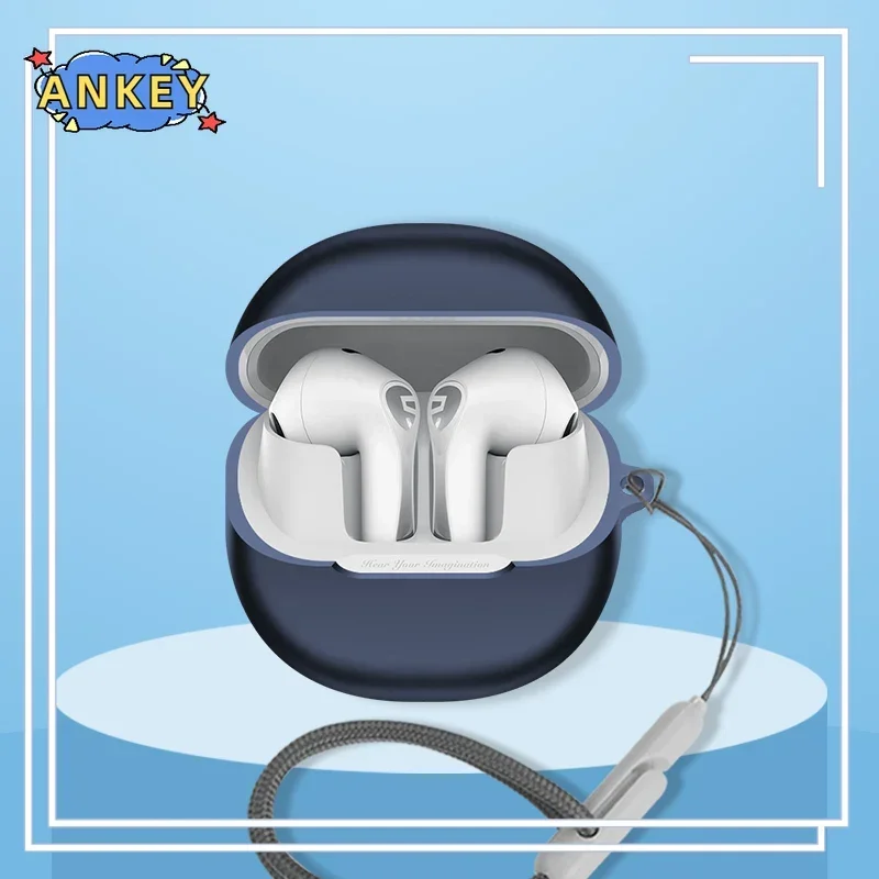 for SoundPEATS Air5 Lite Case Protective Silicone Cute Cartoon Covers Ring Bluetooth Earphone Shell Headphone Portable