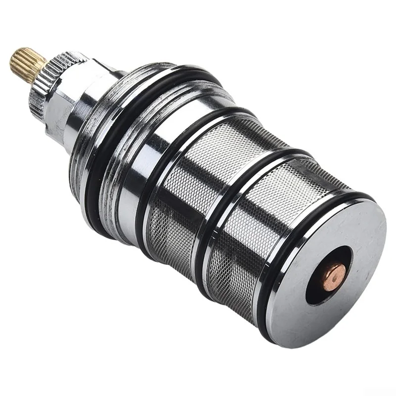 

BYBS-Replacement Brass Faucet Cartridge 4.37Inch Thermostatic Valve Spool For Bathroom Temperature Control 20-48° C GP0000250
