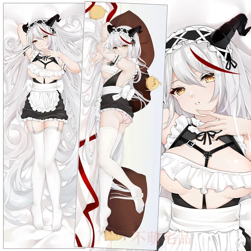 Anime Mädchen KM Agir Azur Lane Cosplay Dakimakura Umarmt Körper Kissen Fall Otaku Spiel Kissenbezug Kissen Abdeckung Weihnachten Geschenk