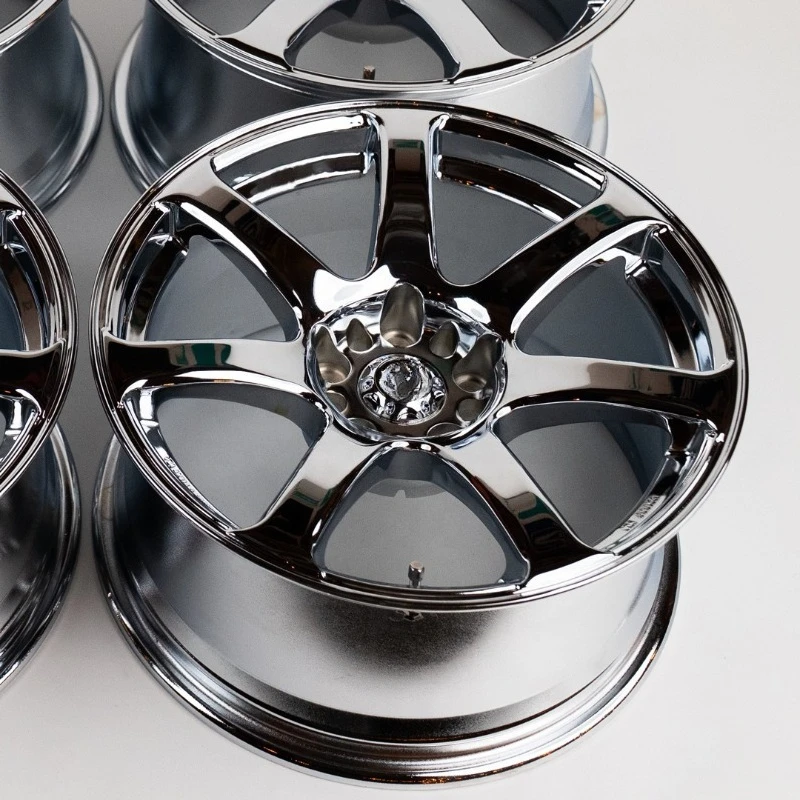 Wheels 7 Spoke Forged Wheels 18-20 Inch Rims 5x114.3 5x120 Triple Chrome Forged Wheels for Subaru BMW Silvia S14