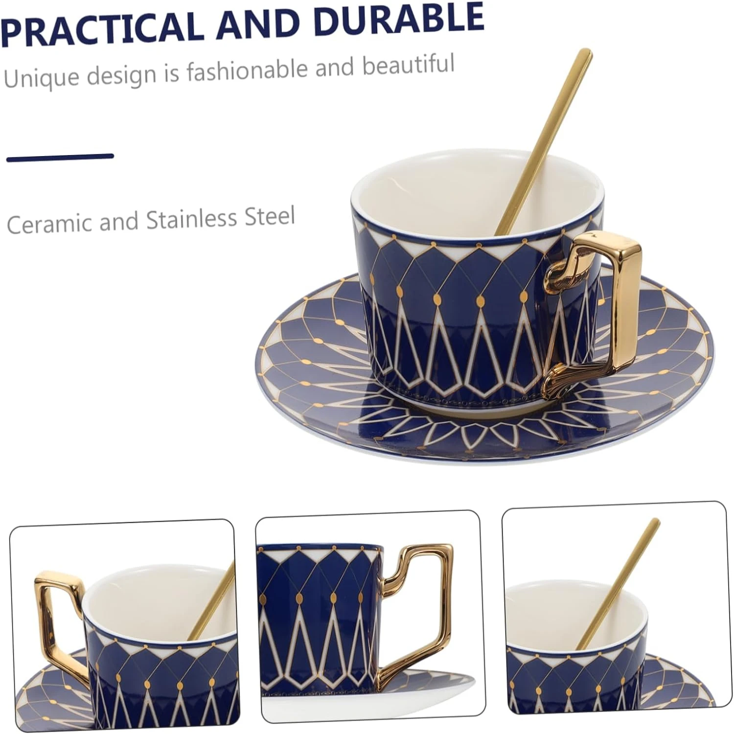 Upgrade your drinking experience with this exquisite, durable and practical tea party cups set - perfect for tea parties or ever