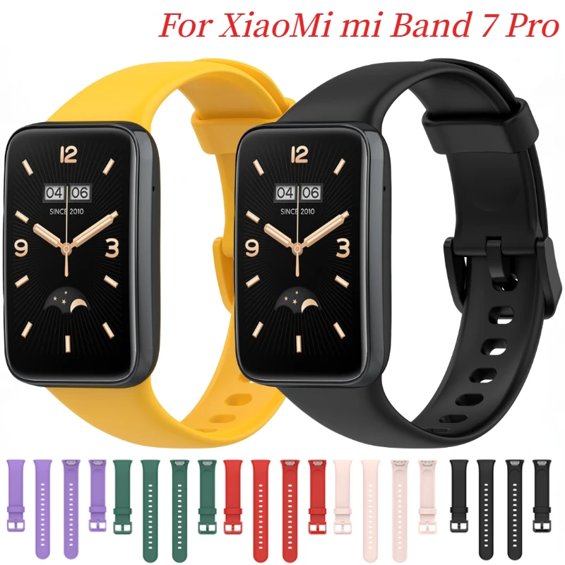 

Siliocne Strap For Xiaomi Mi Band 7 Pro Smart Watch Sport Comfortable Soft Bracelet WristBand For Mi Band 7 Pro Accessories Belt