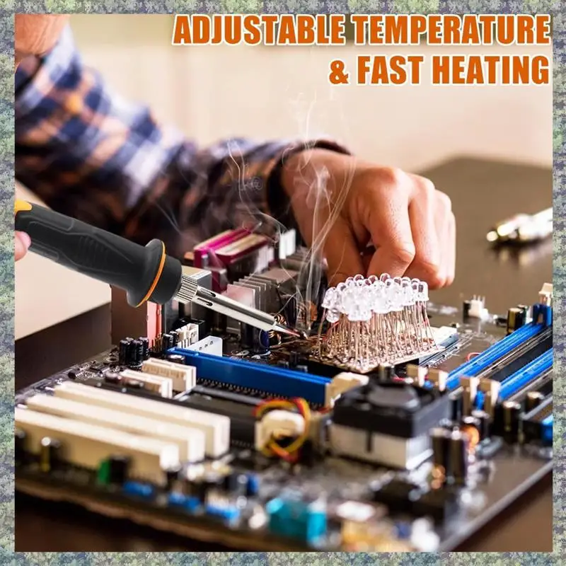 

WON Cordless Soldering Station For 20V Max Battery - Electric Digital LCD Display Soldering Iron Station