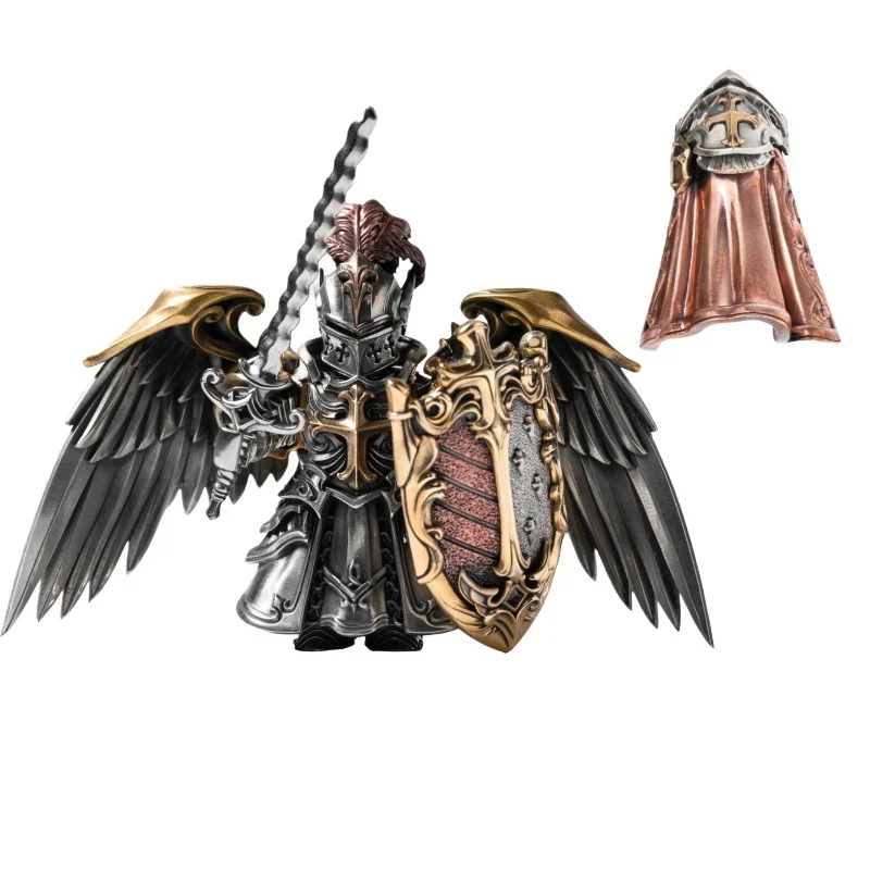 

Paladin Detachable Metal Desktop Decoration Copper Pendant Handle Figurine Cultural Creative Souvenir Collectible Action Figure