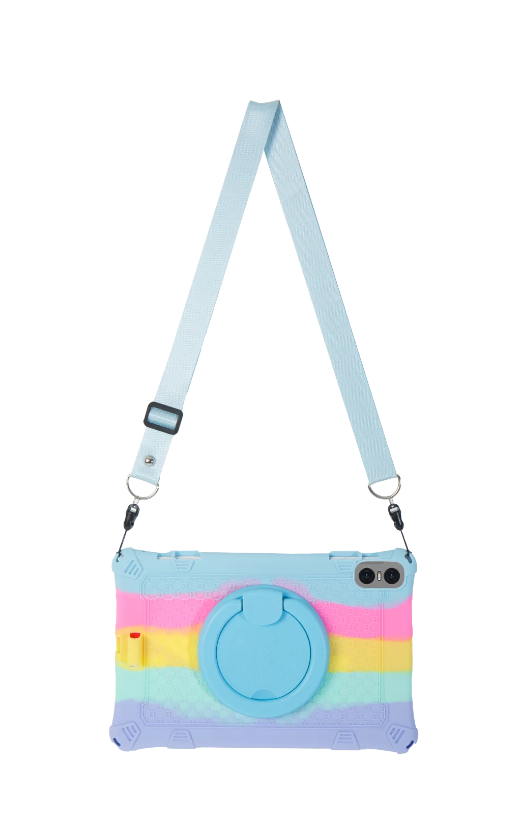 Soft Silicone Case For Teclast T60 12" P50 T50 Pro 11" M50 Pro 10.1" 360 Rotating Stand Cover With Handle Grip Shoulder Strap