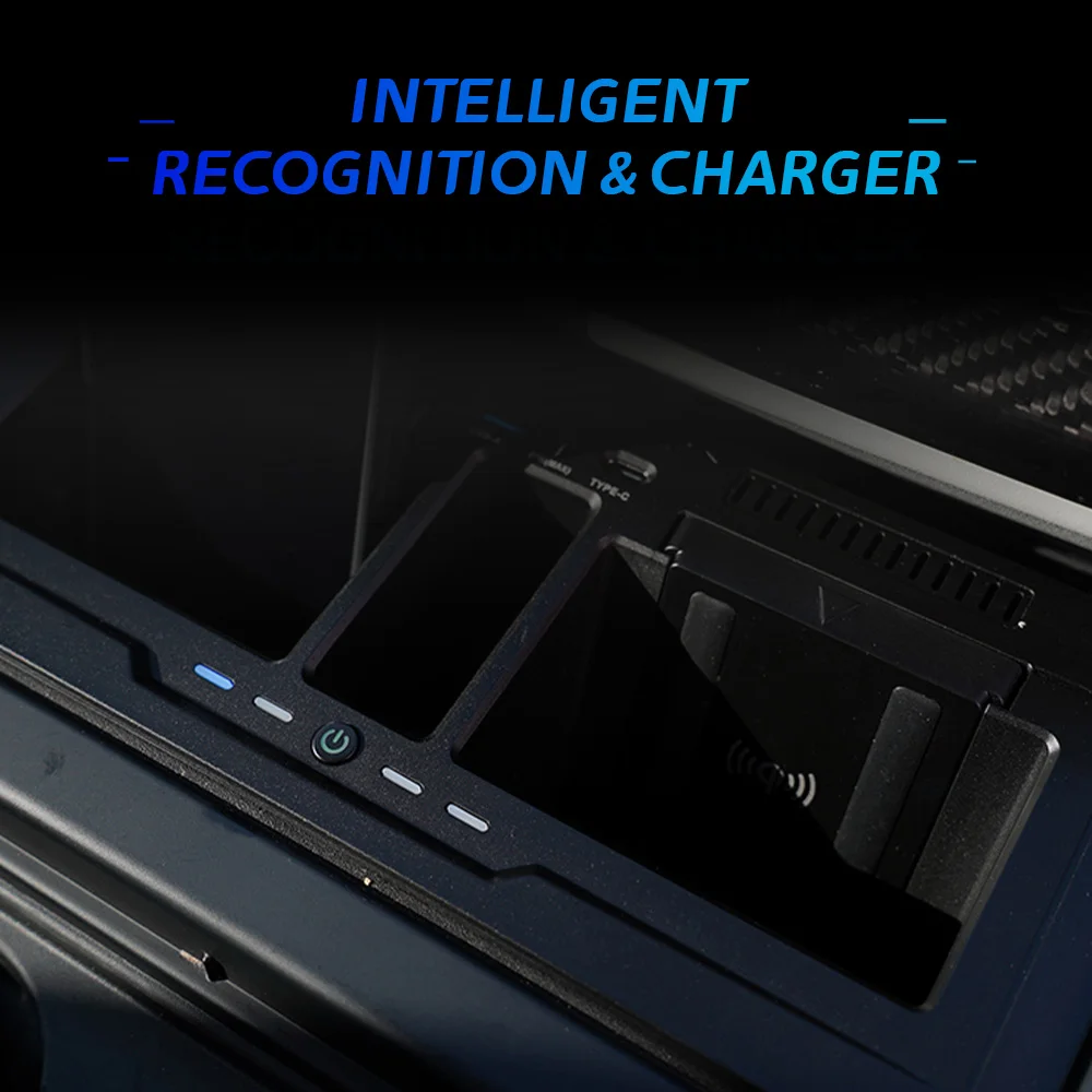 For Land Rover Defender 2020-2022 Wireless Car Charger Fast Charging Mobile Phone Holder Accessory Plate