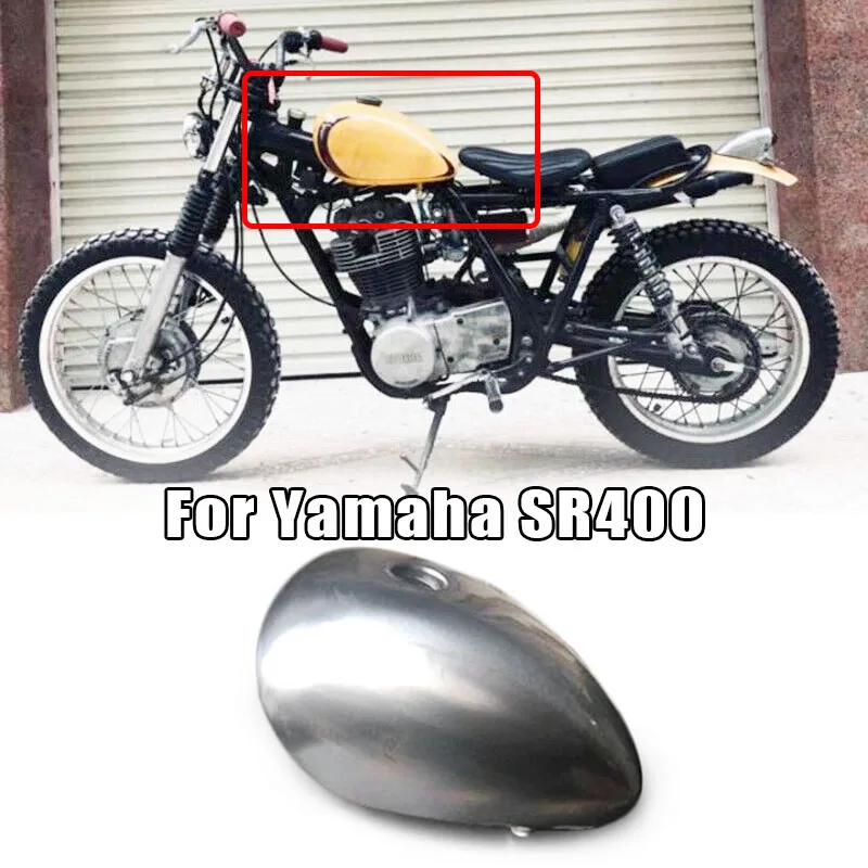 

Бензиновый бензиновый топливный бак для мотоцикла Yamaha SR400 Модифицированная ручная работа для мотоцикла топливная баночка с крышкой