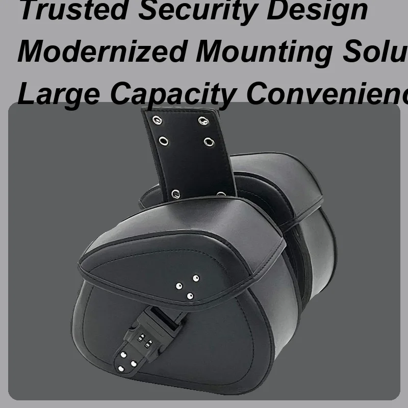 

Motorcycle Saddle Bags Motorbike Rear Seat Bag Waterproof Electric Vehicle Saddle Pouch Large Capacity Pannier Pack For