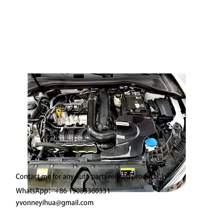 Airspeed Brand Latest Trend Customized Auto Accessories 3k Twill Carbon Fiber Cold Air Intake System For AUDI A3 1.4T