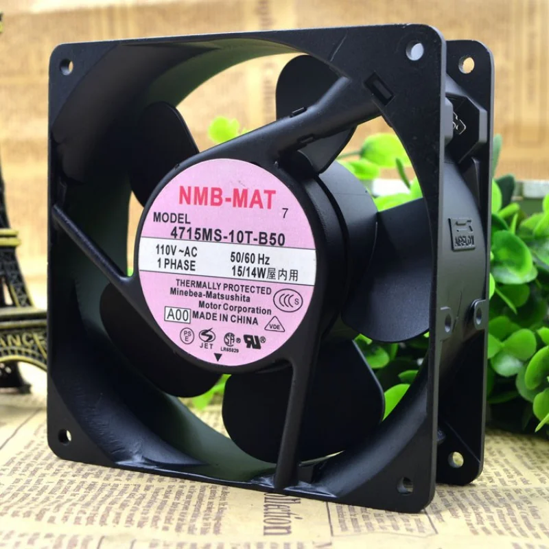 4715ms-10t-b50 110V 100V 12038 15W 12cm Axial Flow Radiating Fan 4715ms 10t b50