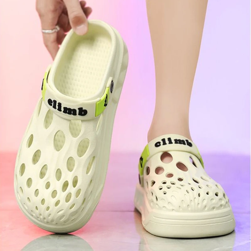 

Шлепанцы, повседневная мужская обувь на платформе, пляжные мужские тапочки Eva Trend 2024, дешевая обувь 2024, новинка высокого качества, модные ткацы Y2k