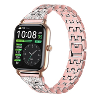 Metal Stainless Steel Strap For Haylou RS4 Plus Smart Band For Haylou RS4 LS12/Ls02 Band Diamond Watch Band Bracelet Correa 20mm