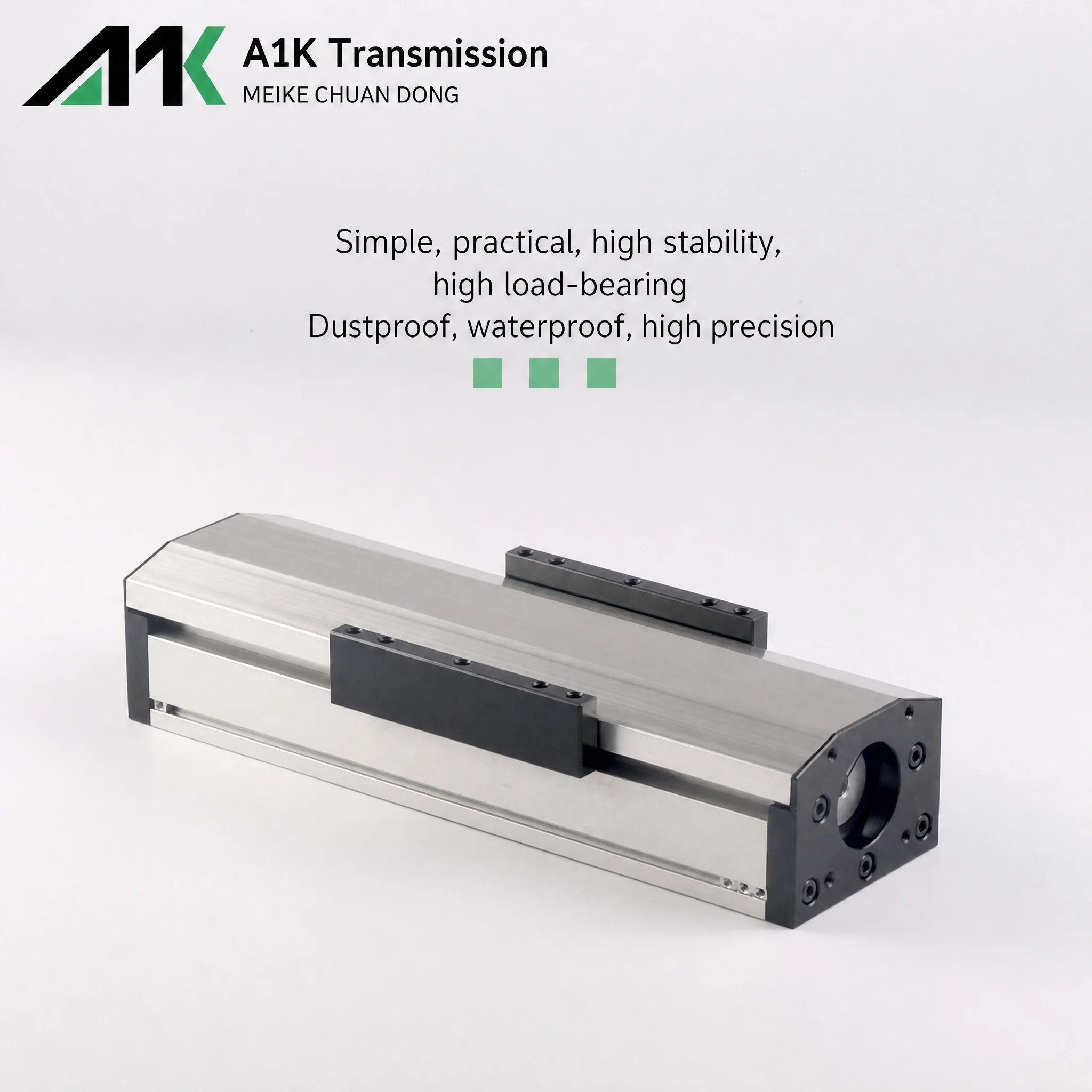 KGF90 Sealed Dual Linear Rail Ball Screw Slide Module 1605 1610 CNC Linear Actuator 0.03mm Accuracy