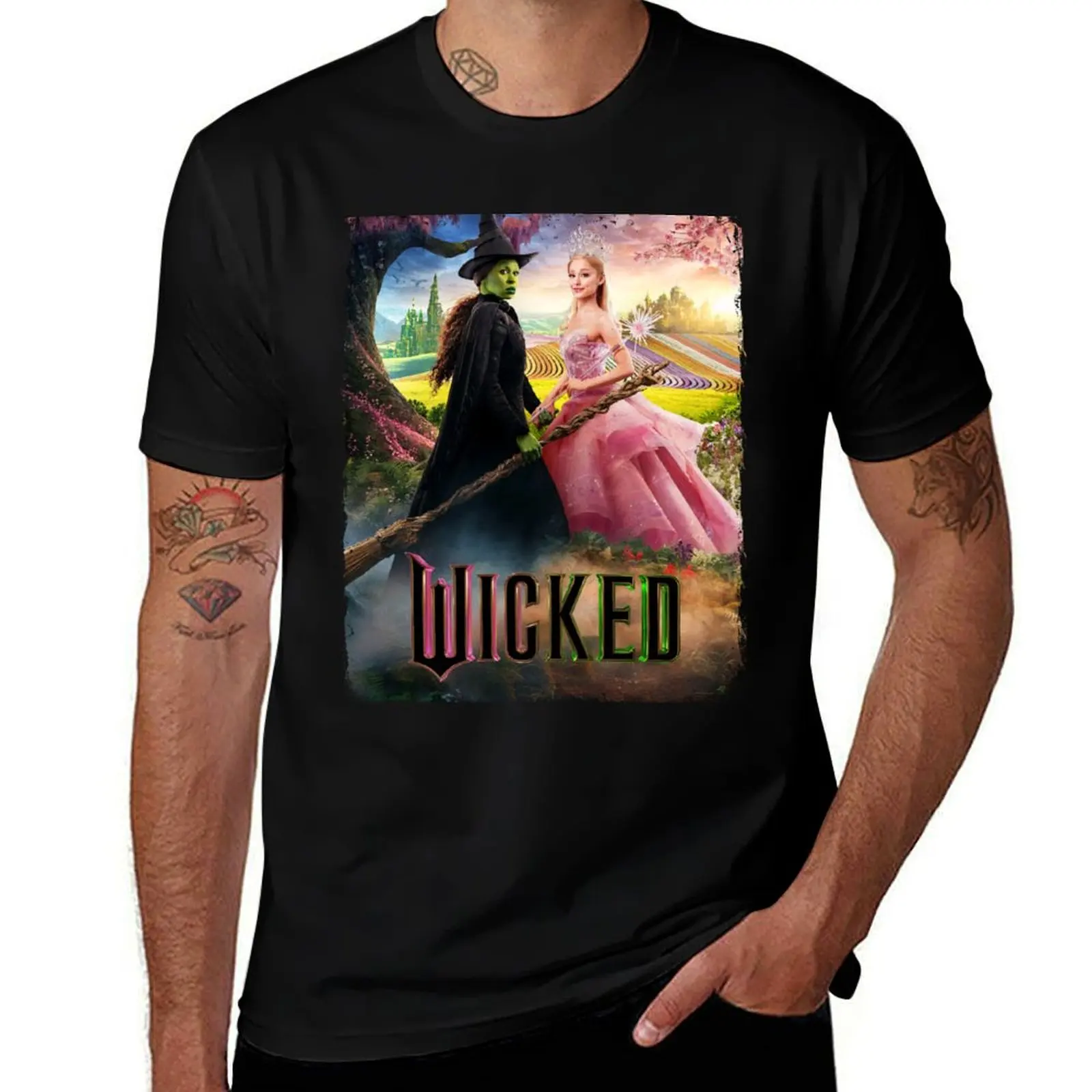 

Aesthetic Wicked Fantasy Movie T-Shirt custom t shirt T-shirts oversize funny costumes mens graphic t-shirts funny