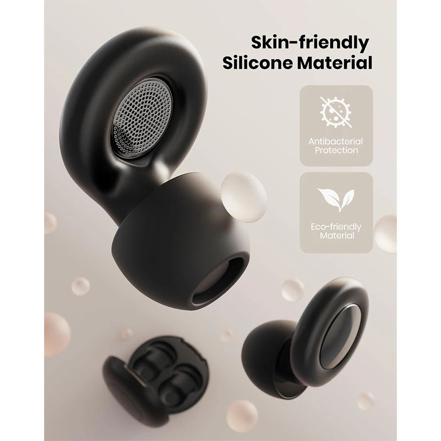 

Ear Plugs for Sleeping 25dB Noise Cancelling Silicone EarPlugs for Concerts Traveling Studying Focus Reusable Ear Protection