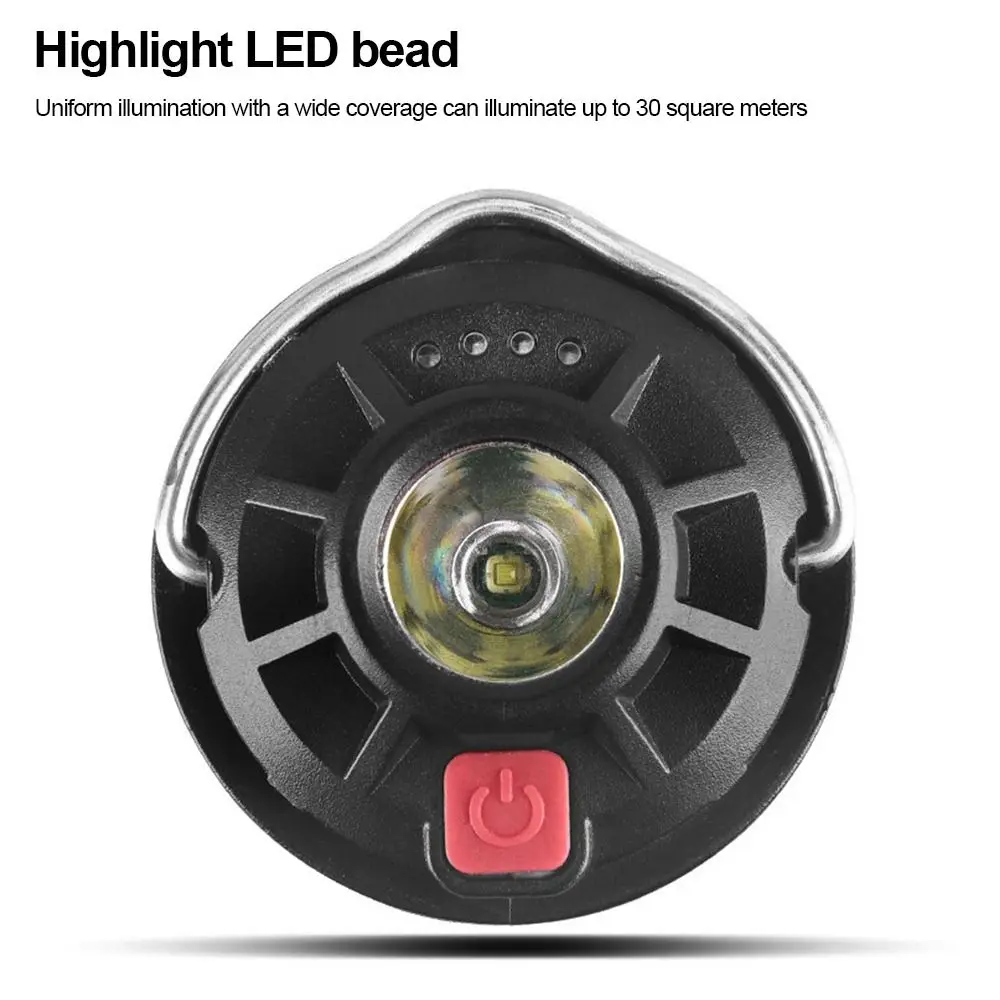 New Rechargeable Portable Lanterns Super Bright Multifunctional LED Portable Light Flashlights Camping Outdoor Emergency