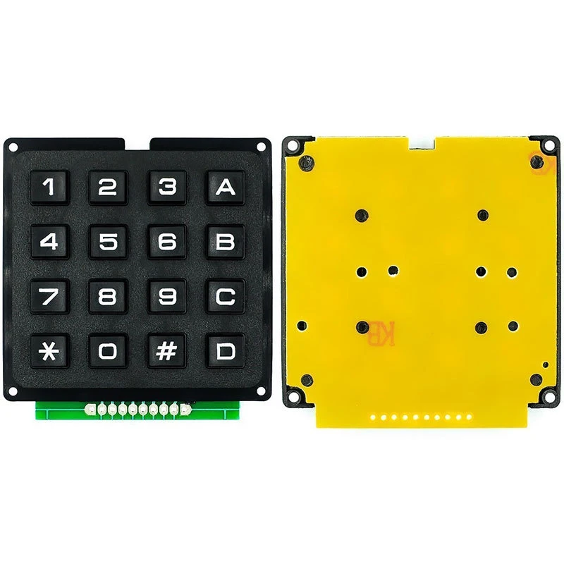 3*4 4*4 Matrix Switch Keyboard Keypad Array Module ABS Plastic Keys 4x4 3x4 12 16 Key Button Membrane Switch DIY Kit