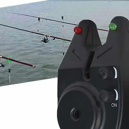 

Портативный сигнализатор поклевки для напоминания о рыболовном оборудовании, светодиодный световой индикатор