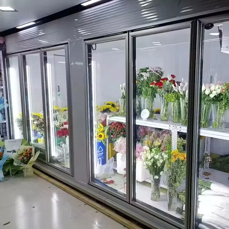 High Quality Cold Storage Room with Industrial Compressors Room Cooler Design Refrigerator Compressor