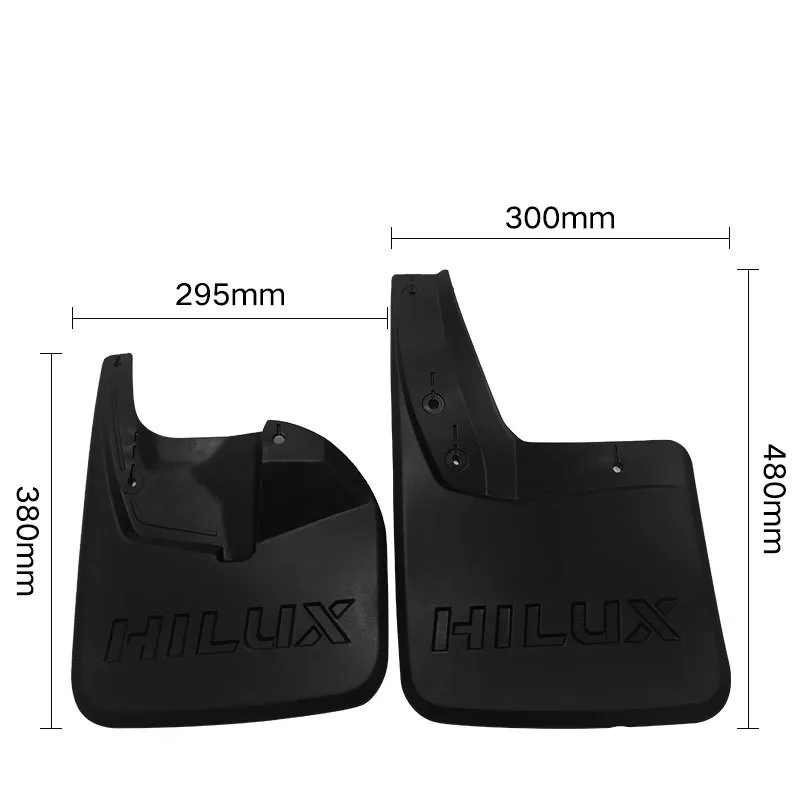 Car Mud Flaps For Toyota Hilux revo 4WD 2015 2016 2017 2018 2019 2020 2021 Splash Guards Front Rear Mudguards Mudflaps Fenders